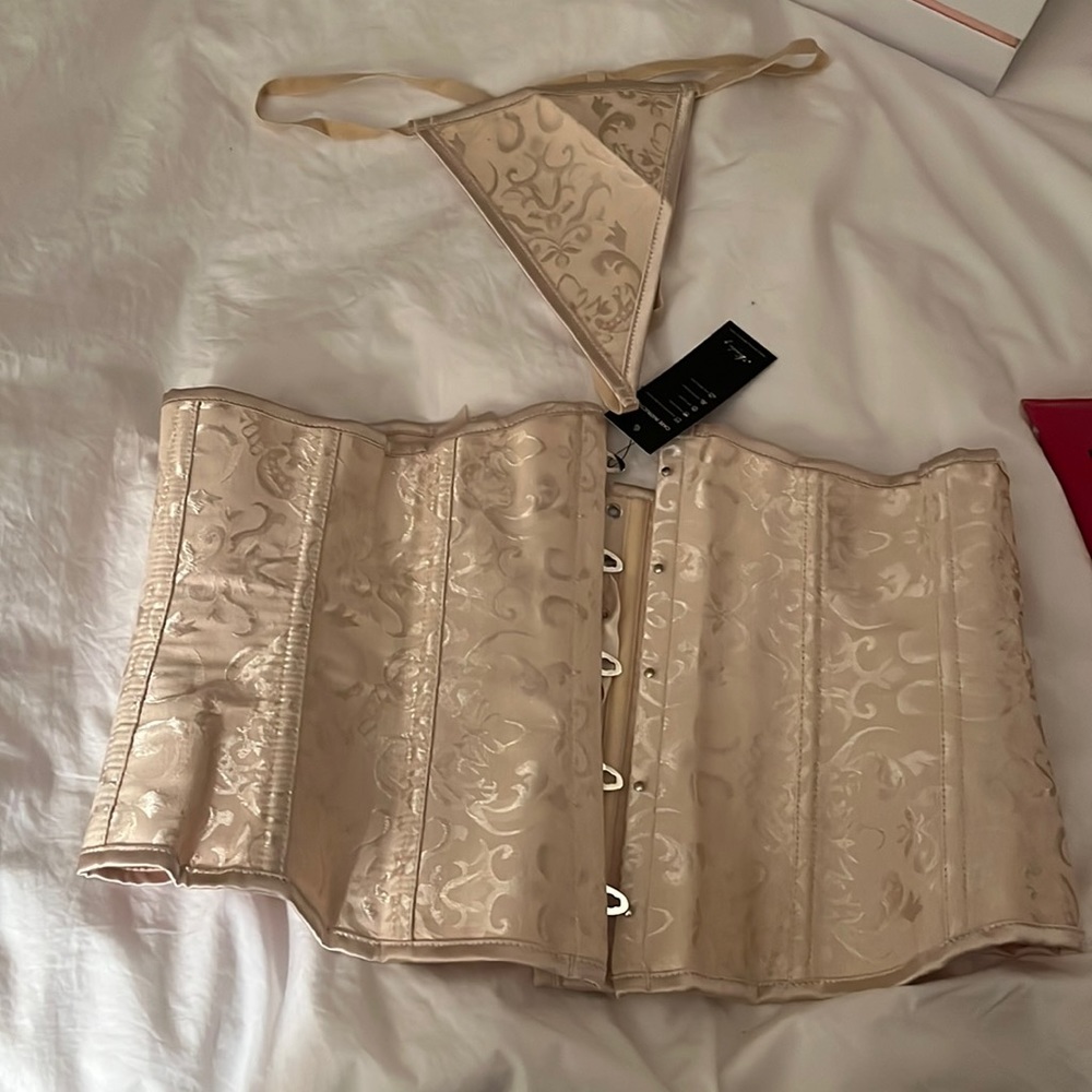 Corset and thong (brand new)